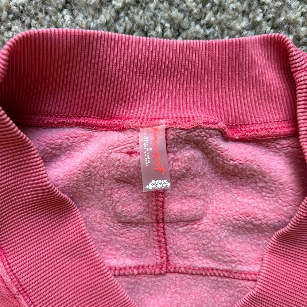 Free People FP Movement Intercept Romper NWOT Hibiscus Pink Small - Picture 6 of 8